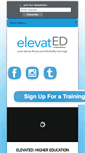 Mobile Screenshot of elevateducation.com